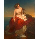 HORSCHELT, FRIEDRICH (1824 Munich 1881) Ariadne auf Naxos. 1853. Oil on canvas. Signed and dated