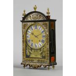 MANTEL CLOCK WITH BOULLE MARQUETRY, Louis XIV, the dial signed MICHELIN À DIJON, the movement