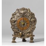 TABLE CLOCK WITH FRONT ZAPPLER, Baroque, Southern Germany, probably Augsburg, beginning of the