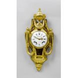 CARTEL CLOCK, Louis XVI, Paris, the dial signed CRONIER À PARIS Gilt bronze. Designed as a cartouche