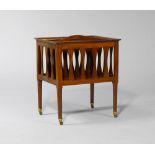 FROM THE DE AMODIO COLLECTION: CANTERBURY, Regency, England, 19th century. Mahogany. Rectangular,