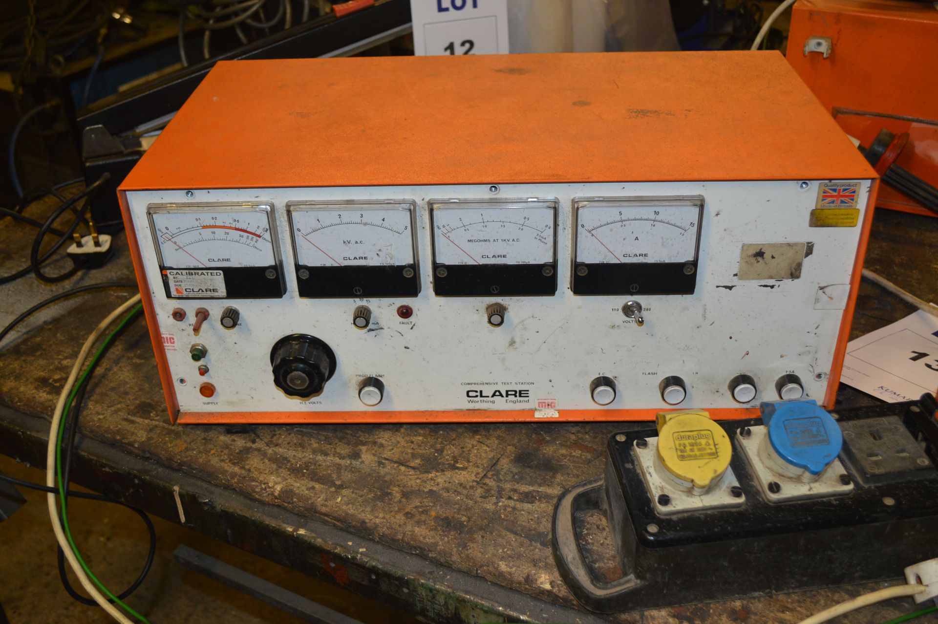 Clare A433/TSPT Comprehensive Test 
Station, Serial No: 94375A1 - Image 2 of 4