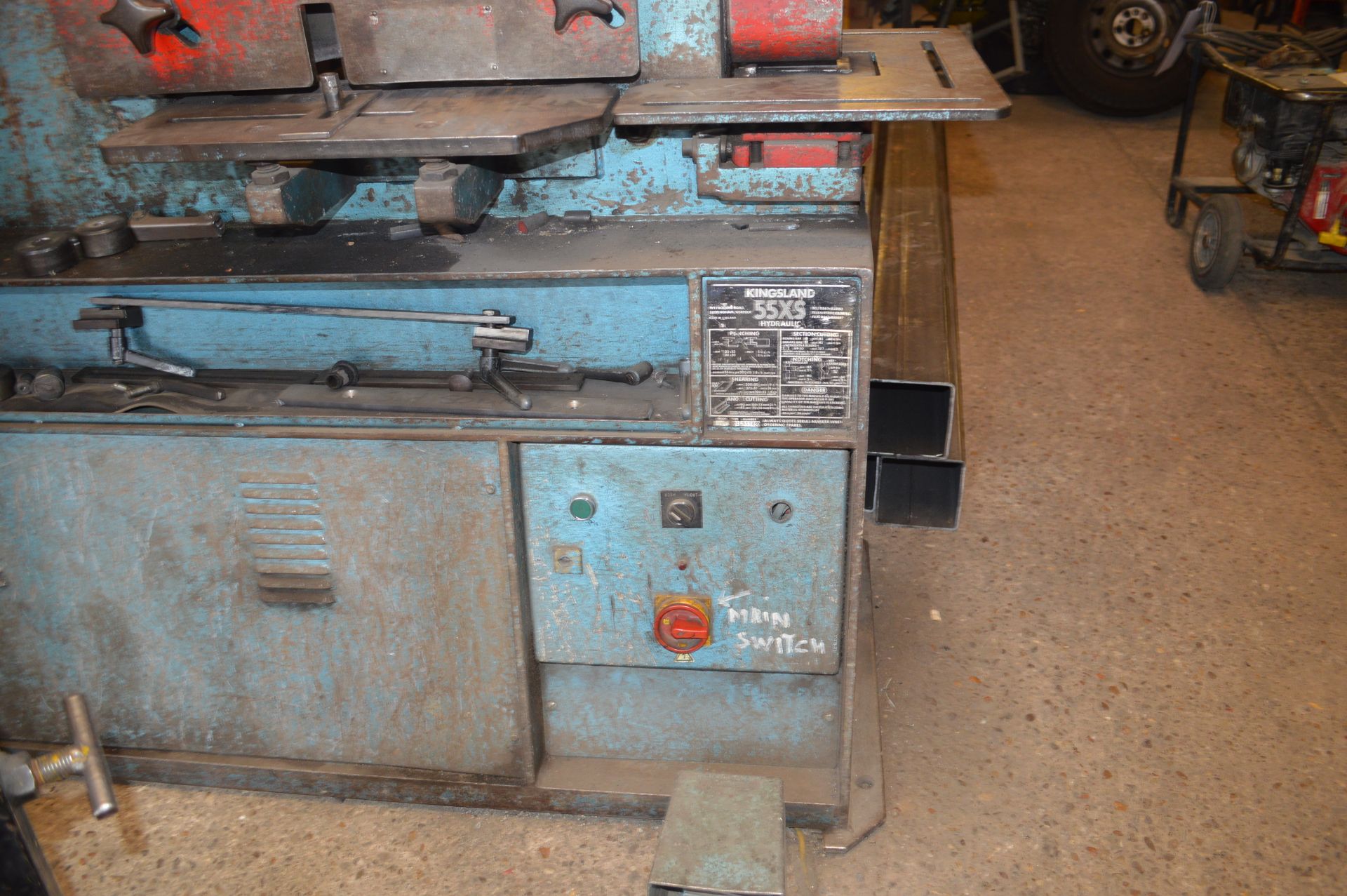 Kingsland 55 XS Metal Worker 
located at Spa Gates Ltd, Blick Road, Warwick CV34 6TA and can only be - Image 4 of 4