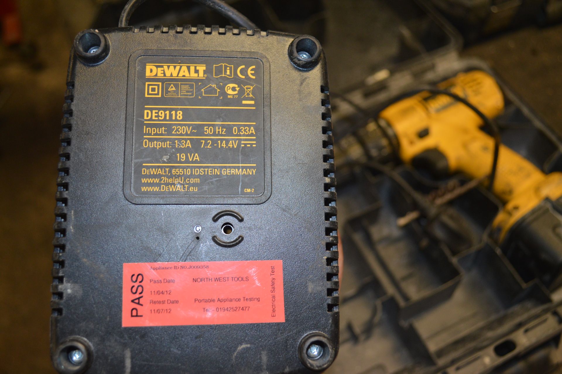 Dewalt 12v Battery Drill with Charger & 
Carry Case 
located at Spa Gates Ltd, Blick Road, Warwick - Image 3 of 4