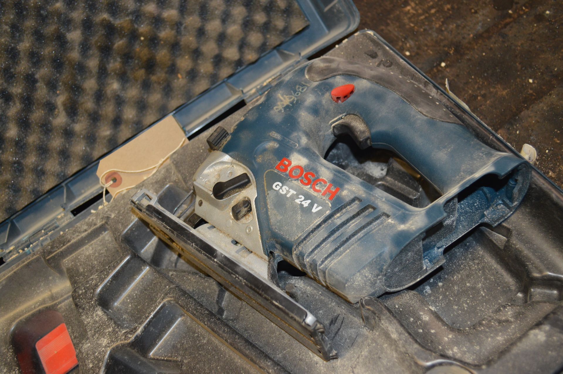 Bosch GST 24v Jigsaw complete with
Carry Case (no charger, no battery) 
located at Spa Gates Ltd, - Image 2 of 4