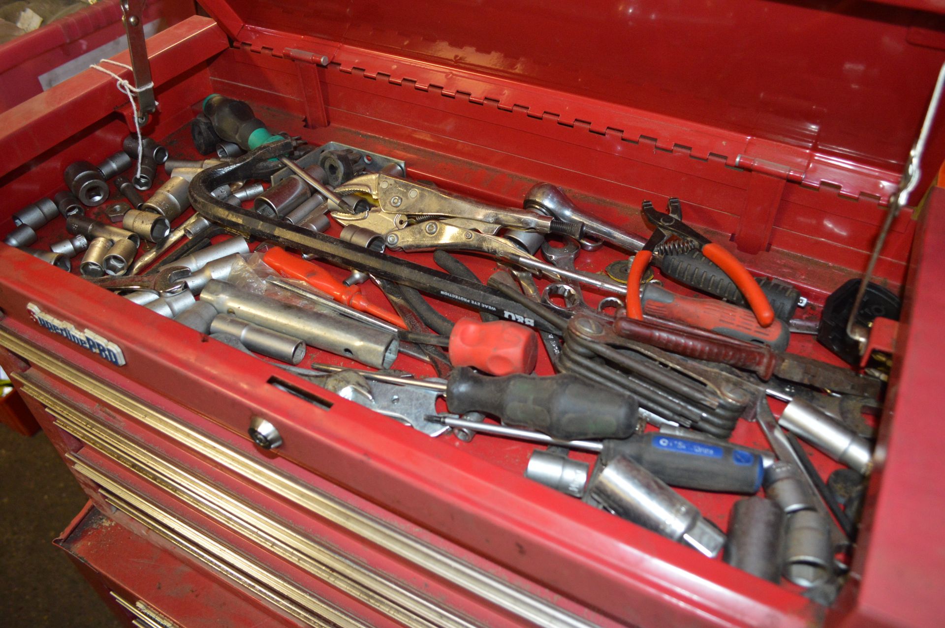 Superline Pro Mobile Tool Chest with 
Quantity of Tools including Snap On 
Screwdrivers, Snap On - Image 3 of 17