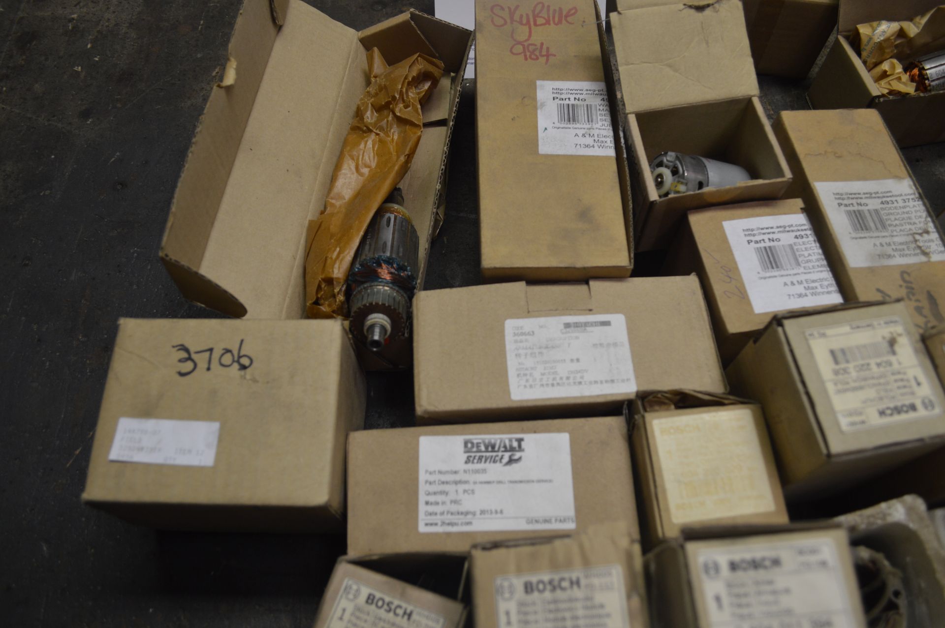 Quantity of Various Bosch Motors & 
Armature Windings (high copper content)
located at Spa Gates - Image 2 of 13