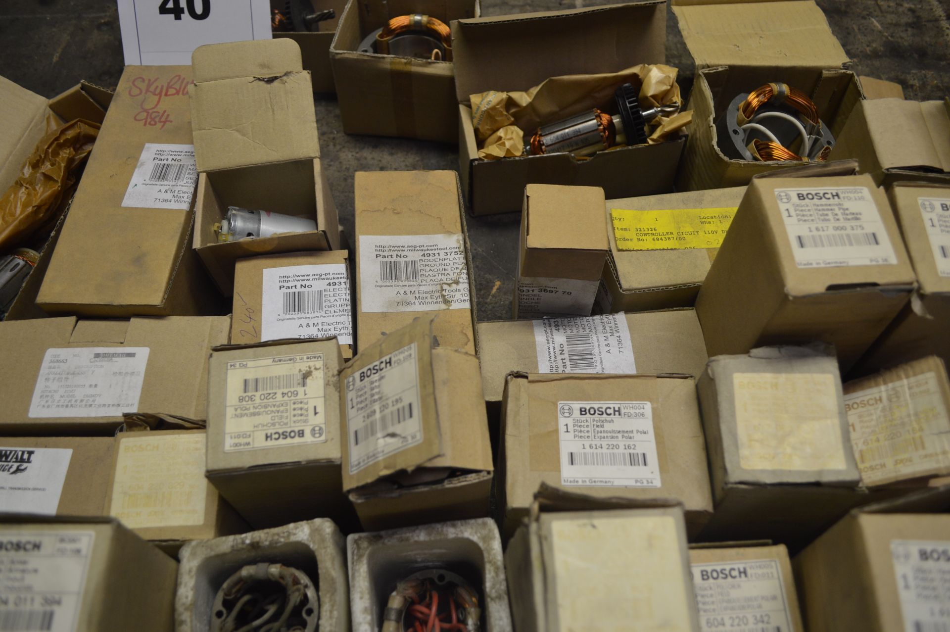 Quantity of Various Bosch Motors & 
Armature Windings (high copper content)
located at Spa Gates - Image 5 of 13