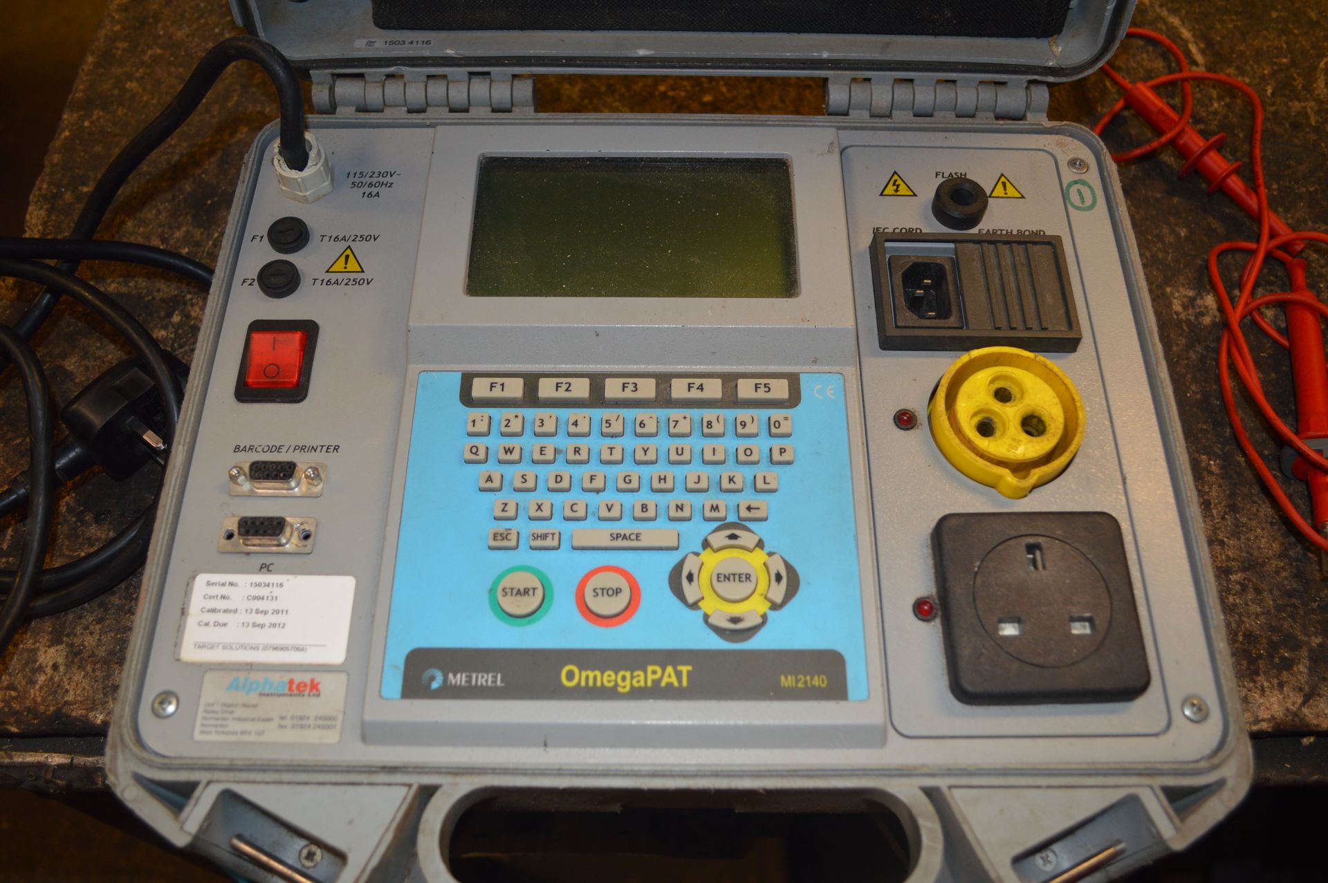 Omega Measuring Instruments & 
Tester Type Mi 2140
located at Spa Gates Ltd, Blick Road, Warwick - Image 2 of 6