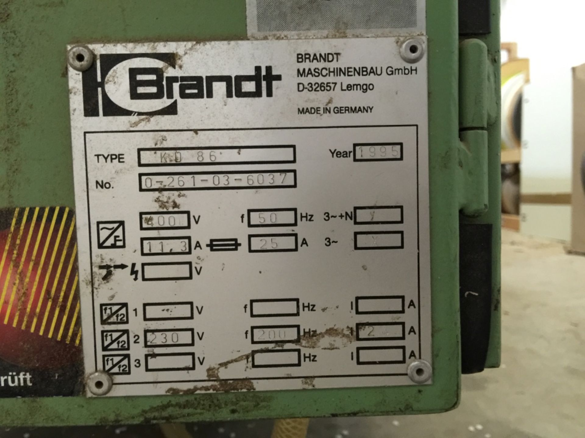 Brandt KD86 Edge Banding Machine with Stork-Tronic - Image 20 of 24