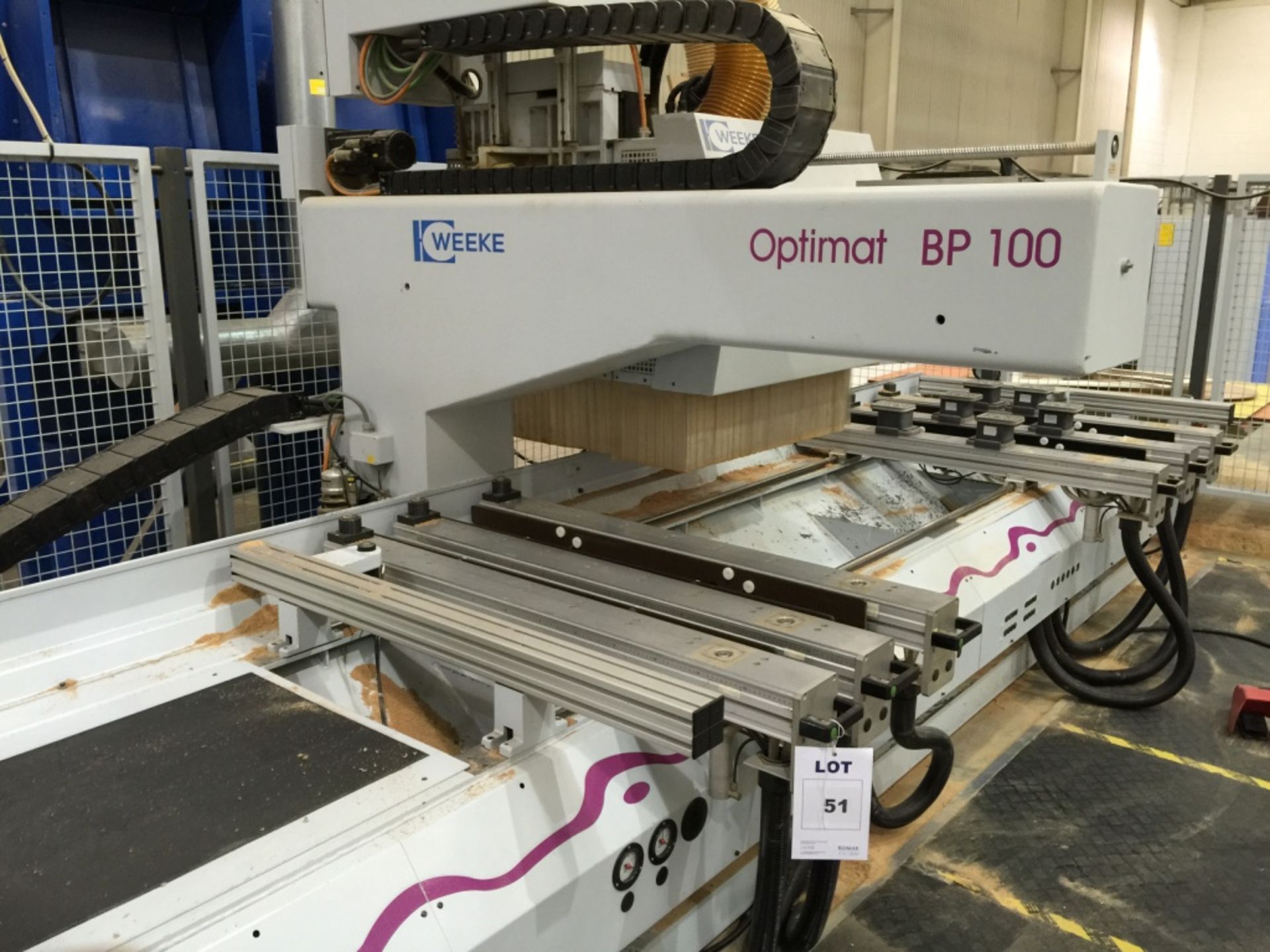 Weeke Opimat BP100 3axis CNC Router with Homatic I - Image 11 of 27