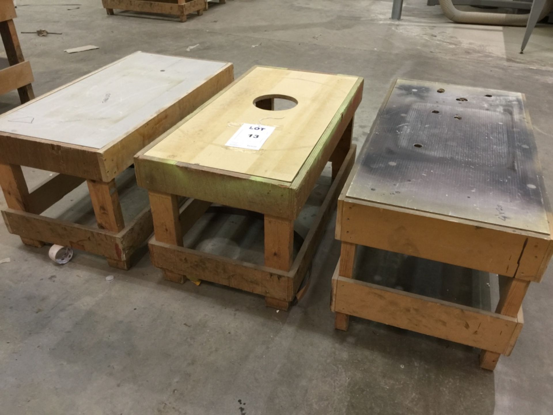 3 Various Woodworking Benches. Approx size 1.1 m x - Image 2 of 5