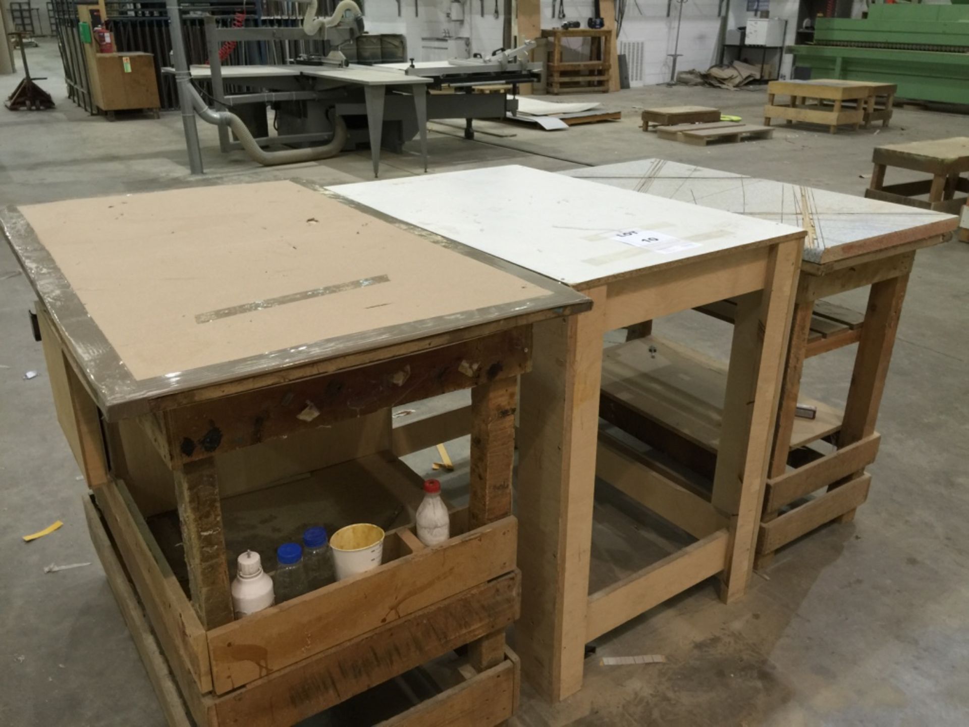 3 Various Woodworking Benches. Approx size 1.3m x - Image 2 of 8