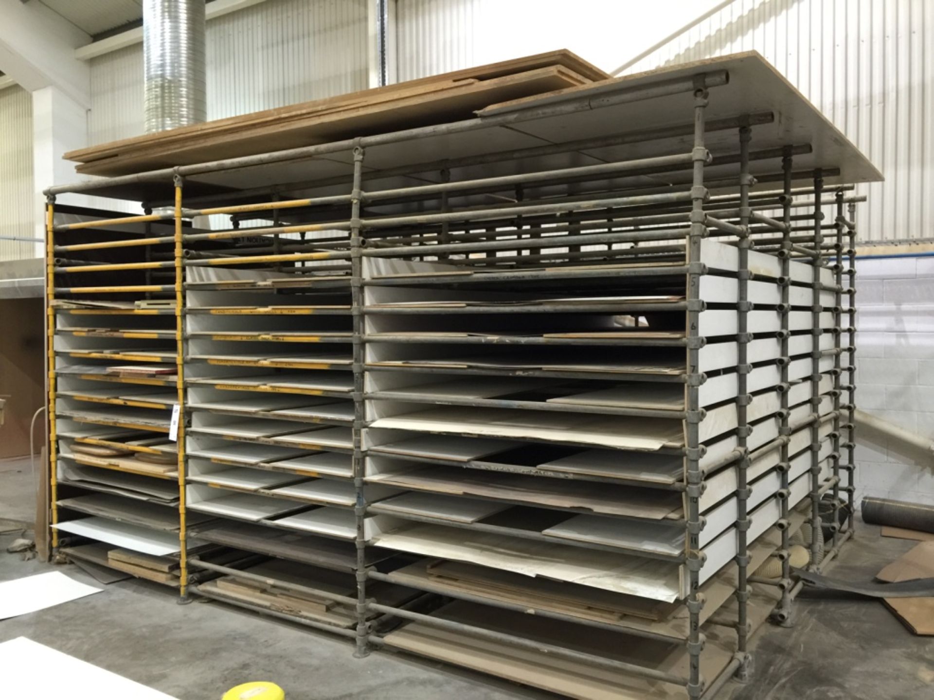 Fabricated Laminate Racking. Size 4.6m x 3.6m(Ple - Image 3 of 6