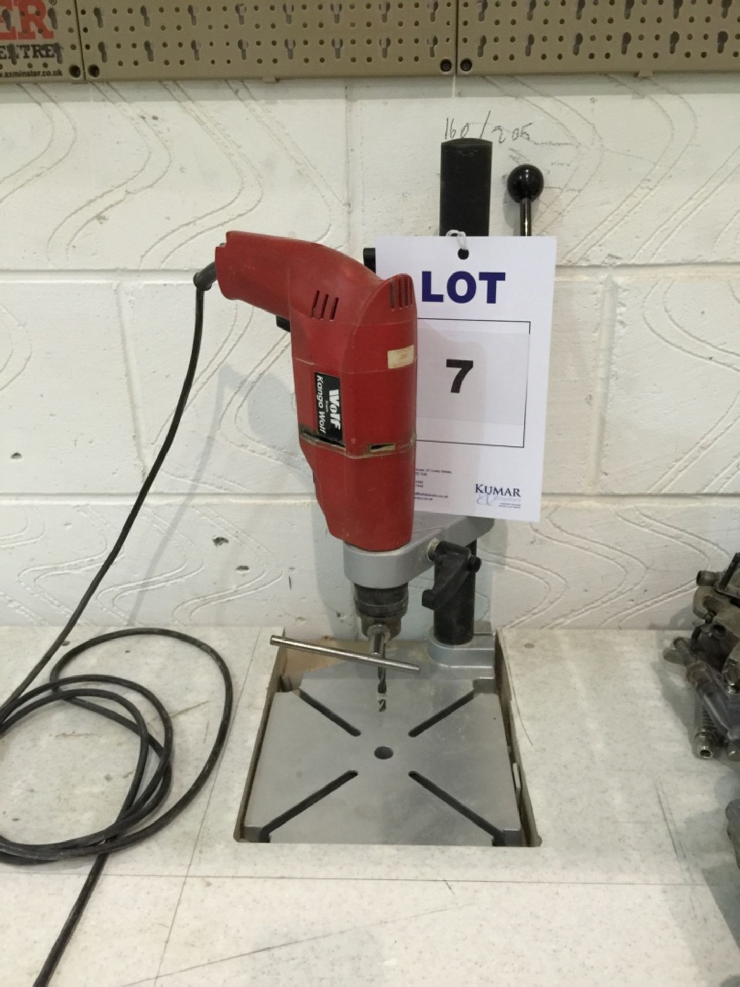 Wolf Fabricated Pillar Drill (Please Note: Items a