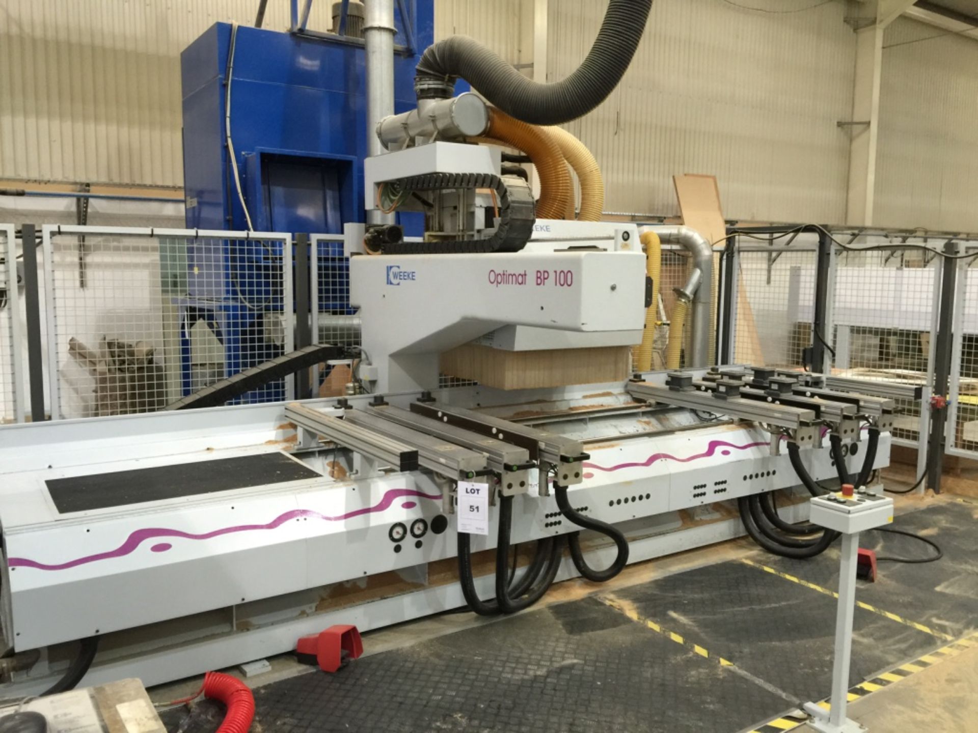 Weeke Opimat BP100 3axis CNC Router with Homatic I - Image 2 of 27