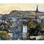 Hans Müller-Schnuttenbach, Aquarell, kleines DorfHans Müller-Schnuttenbach, 1889 München - 1974