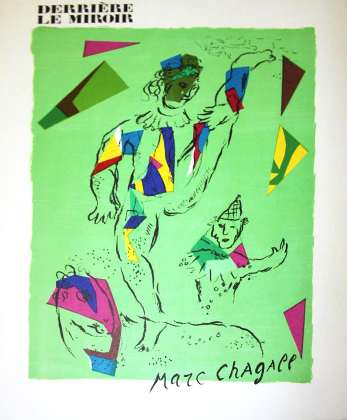 Chagall, Marc,  Witebsk 1887 - Vence 1985. Original Lithographie aus  "Derrière le miroir". (