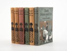 6 Romane versch. Autoren  um  1910-1915 Die goldene Stadt, von L. vom Vogelsberg, Vom Baum der