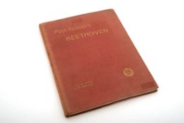 Max Klingers, Beethoven Gebunden in einer kunst-technischen Studie von Elsa Asenijeff,  erschienen