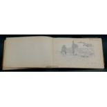 Skizzenbuch
H.Menzels 1916, verschiedene Bleistiftskizzen, 1916-1927, eine 
 colorierte
