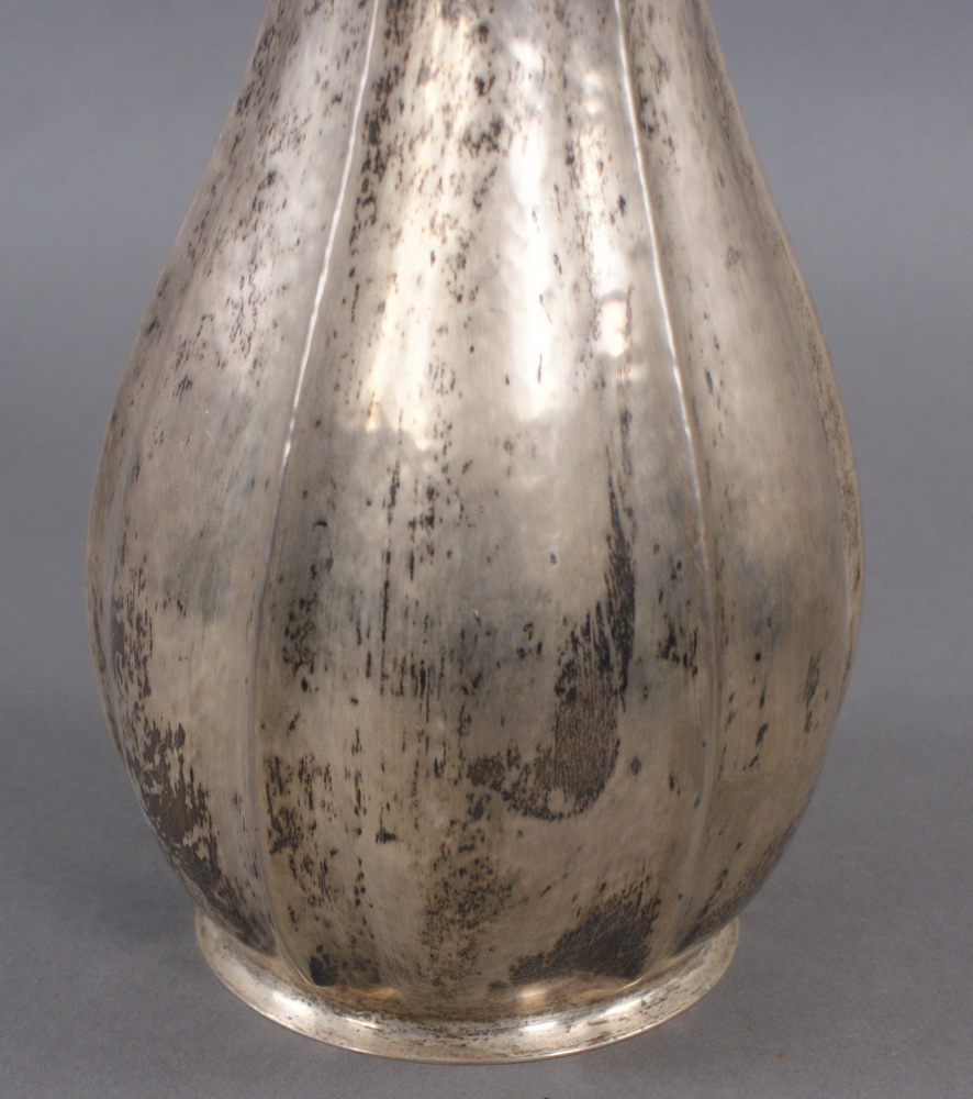 Reserve: 250 EUR        GROSSE VASE Silber gepunzt, H 31,5 cm - Image 3 of 5