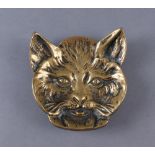 WIENER BRONZEkleine Schale in Form eines Katzenkopfes, Durchmesser ca. 10 cm  Mindestpreis: 50 EUR