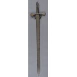 GROSSES RICHTSCHWERT 19. JH, Schwert mit geschwungener Handhabe, L 116 cm  Mindestpreis: 400 EUR