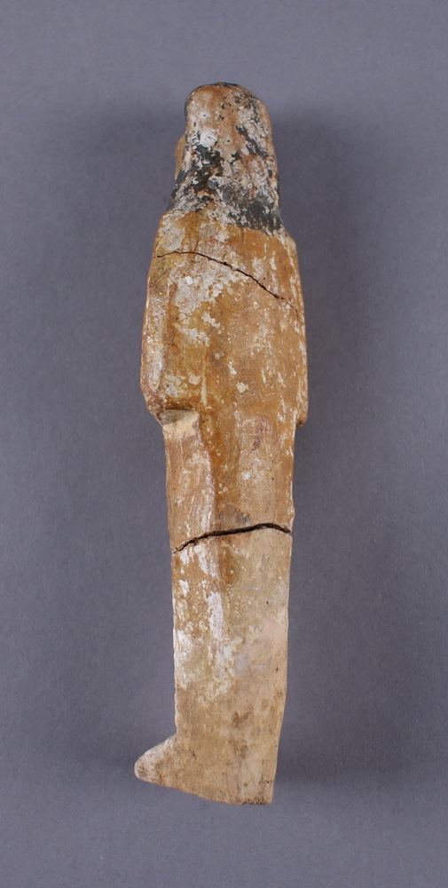 ÄGYPTISCHE GRABBEIGABE Tonskulptur eines unbekannten für sein Grab, Hieroglyphenunleserlich, besch., - Image 4 of 4
