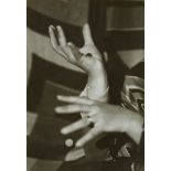 Germaine KrullHände der Malerin Sonja Delaunay [Hands of the painter Sonja Delaunay] Vintage gelatin