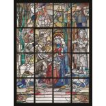 Heinrich CampendonkGeburt Christi, St. Kolumba, Köln  16-piece glass window. 83.5 - 85.5 x 59.7 -