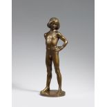 Franz BarwigKnabe Bronze. Height 52.5 cm. Signed 'F. BARWIG' to the back of the plinth. - With an