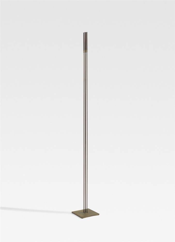 Harry Bertoia4-Rod Sculpture of sonambient Sound sculpture: copper rods with brass alloying. On