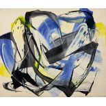 Karl Otto GötzUntitled Gouache on laid paper. 53.5 x 63 cm. Framed under glass. Signed and dated '