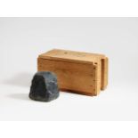 Joseph BeuysPflasterstein Basaltic rock, stamped. Approx. 16 x 14.5 x 15.5 cm. . Signed and numbered