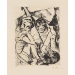 Max BeckmannDie Fürstin 5 von 6 etchings from the series. Each on wove paper, one of which with