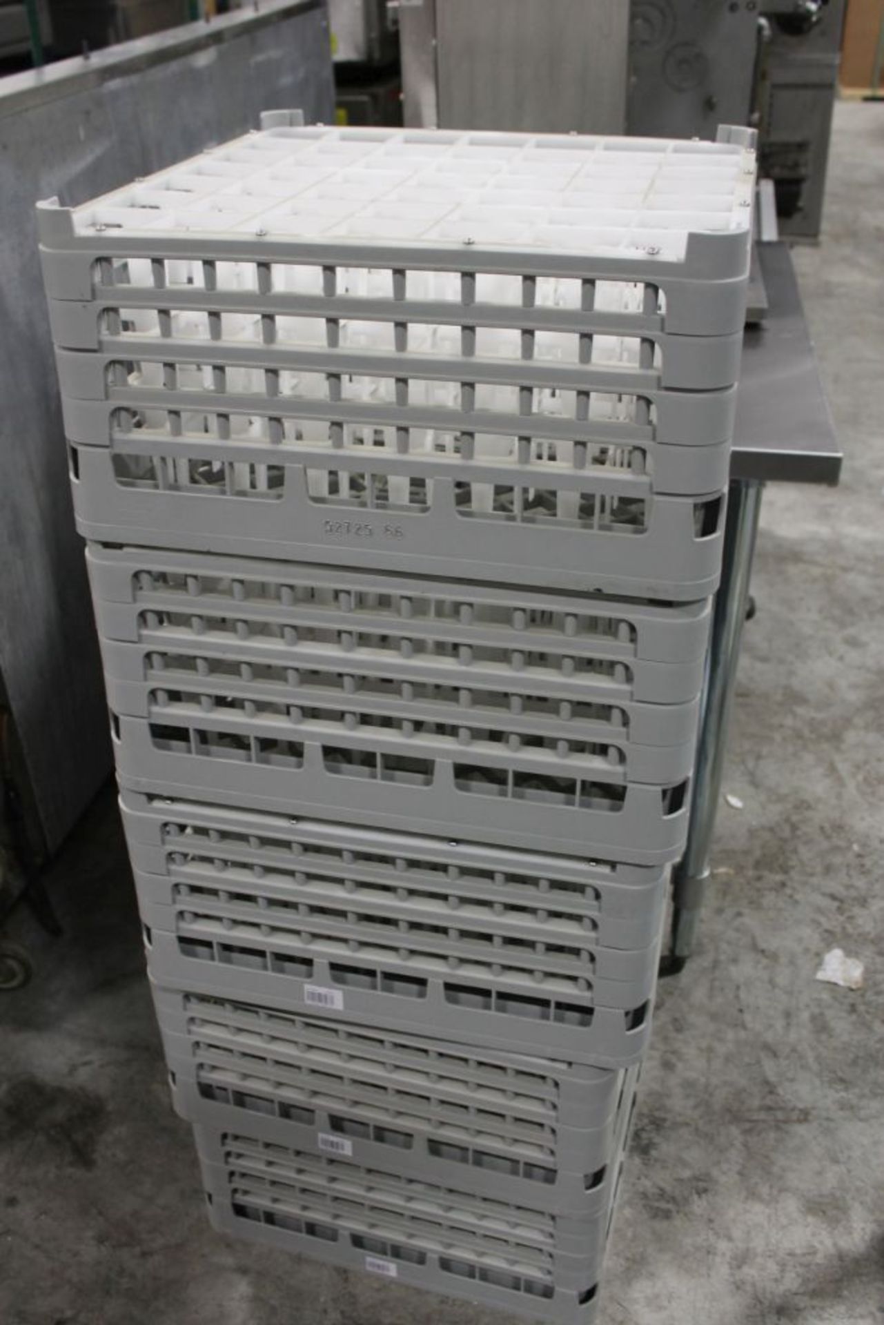 Stack of Dishwasher Glassware Racks