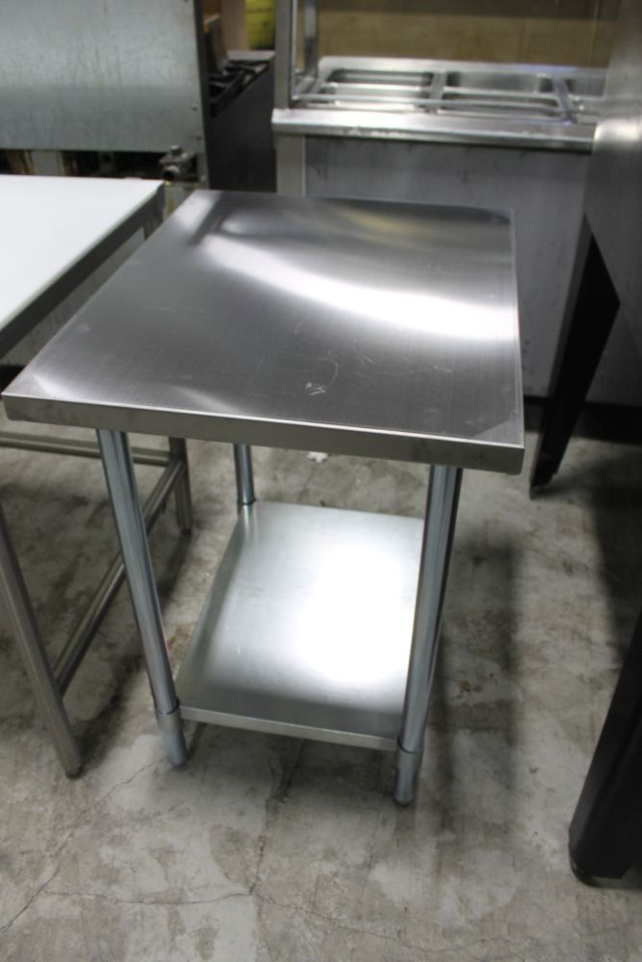 24" x 24" Stainless Work Table