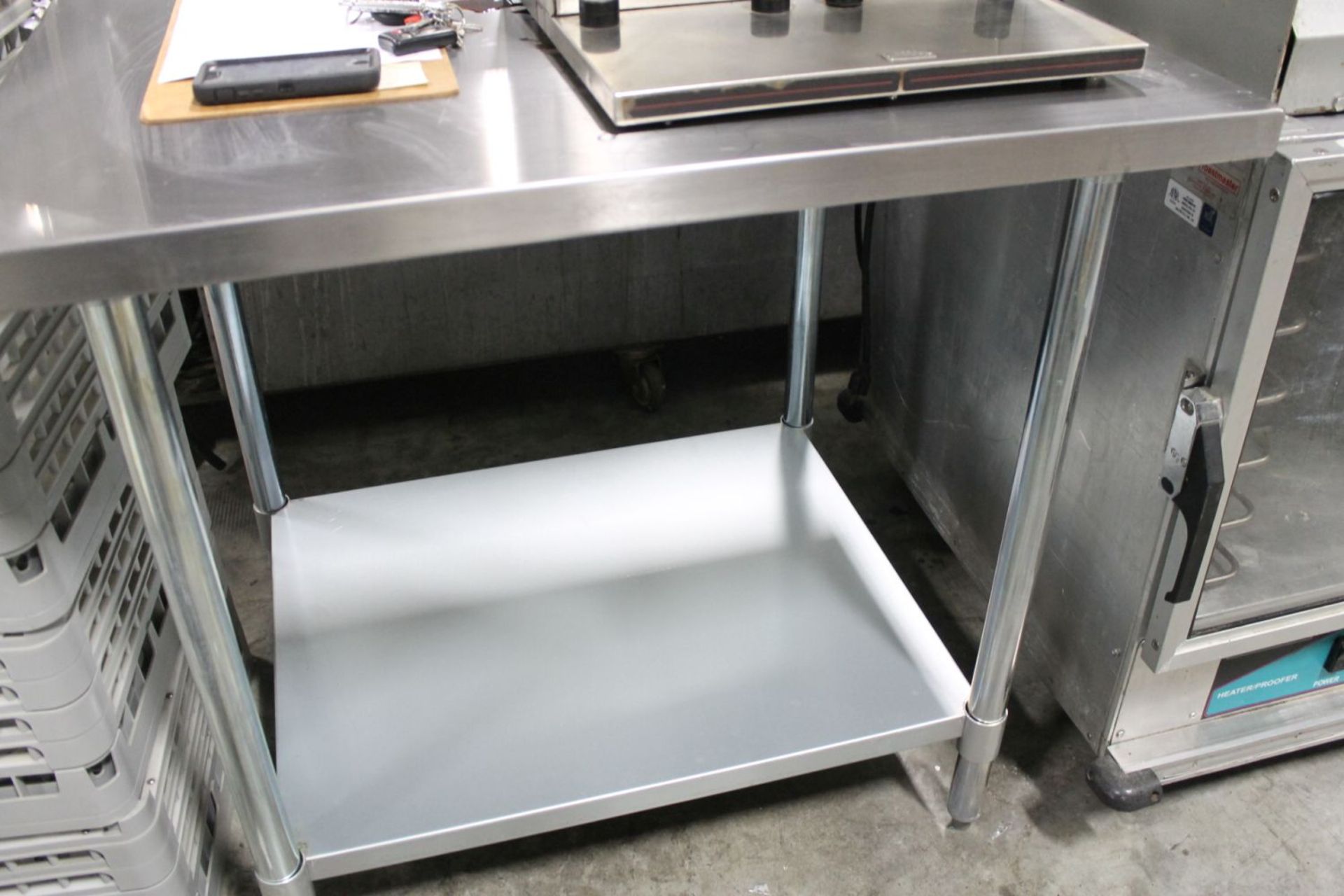 30" x 36" Stainless Work Table