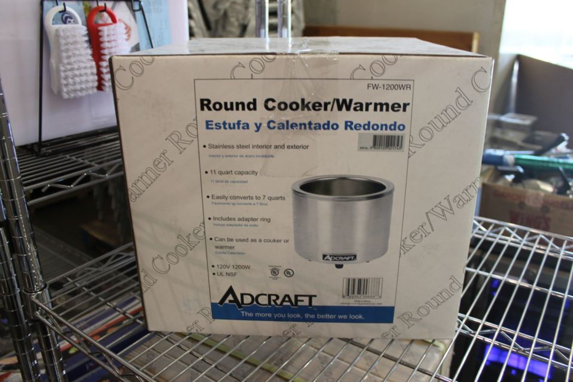 AdCraft round cooker/warmer model FW-1200WR