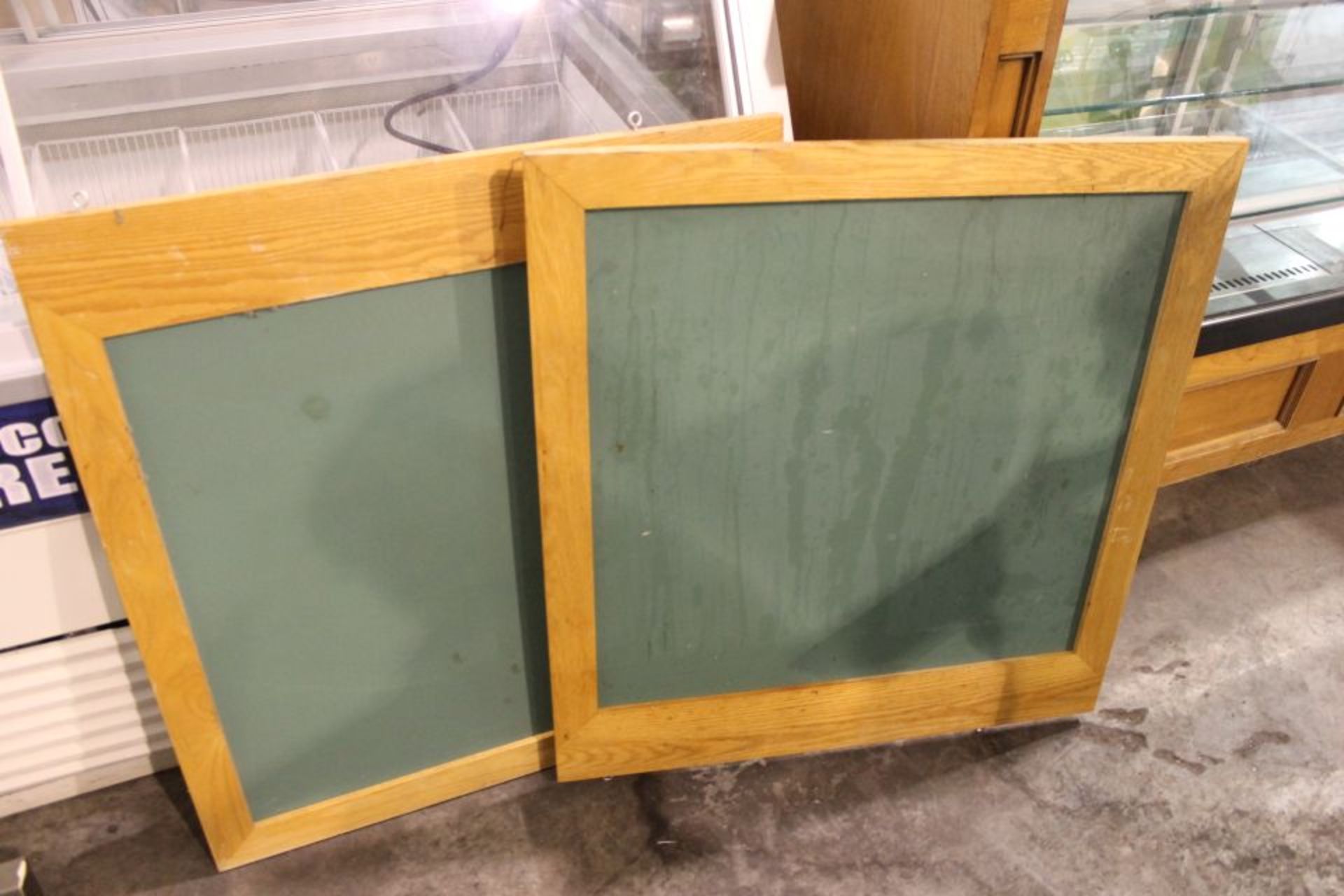 Chalkboards, lot of (2) - Image 2 of 2