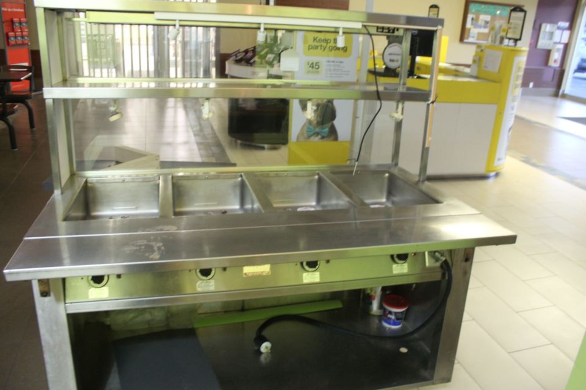 4 well steam table