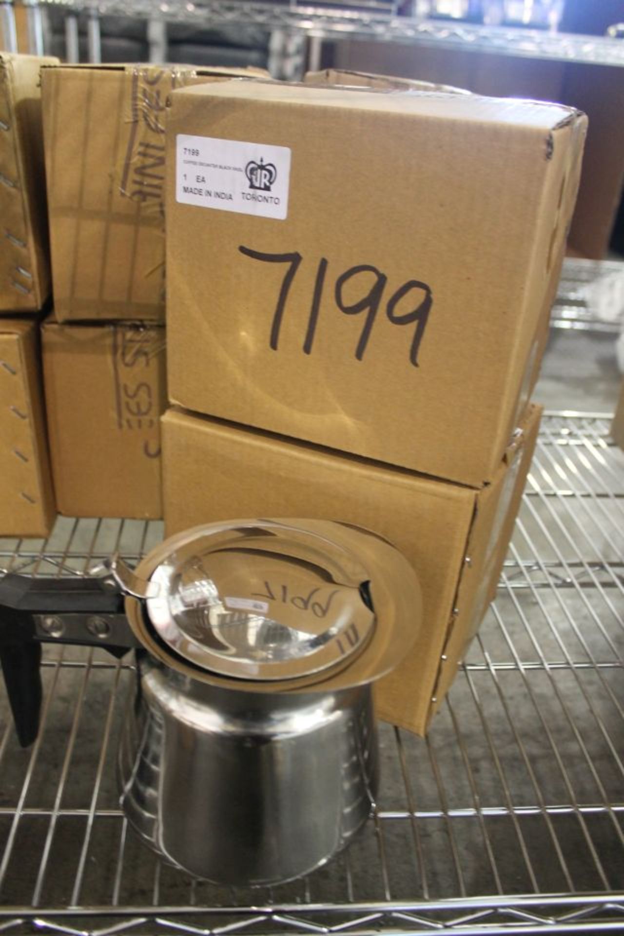 64oz stainless coffee decanters, lot of (3) NEW - Image 2 of 2