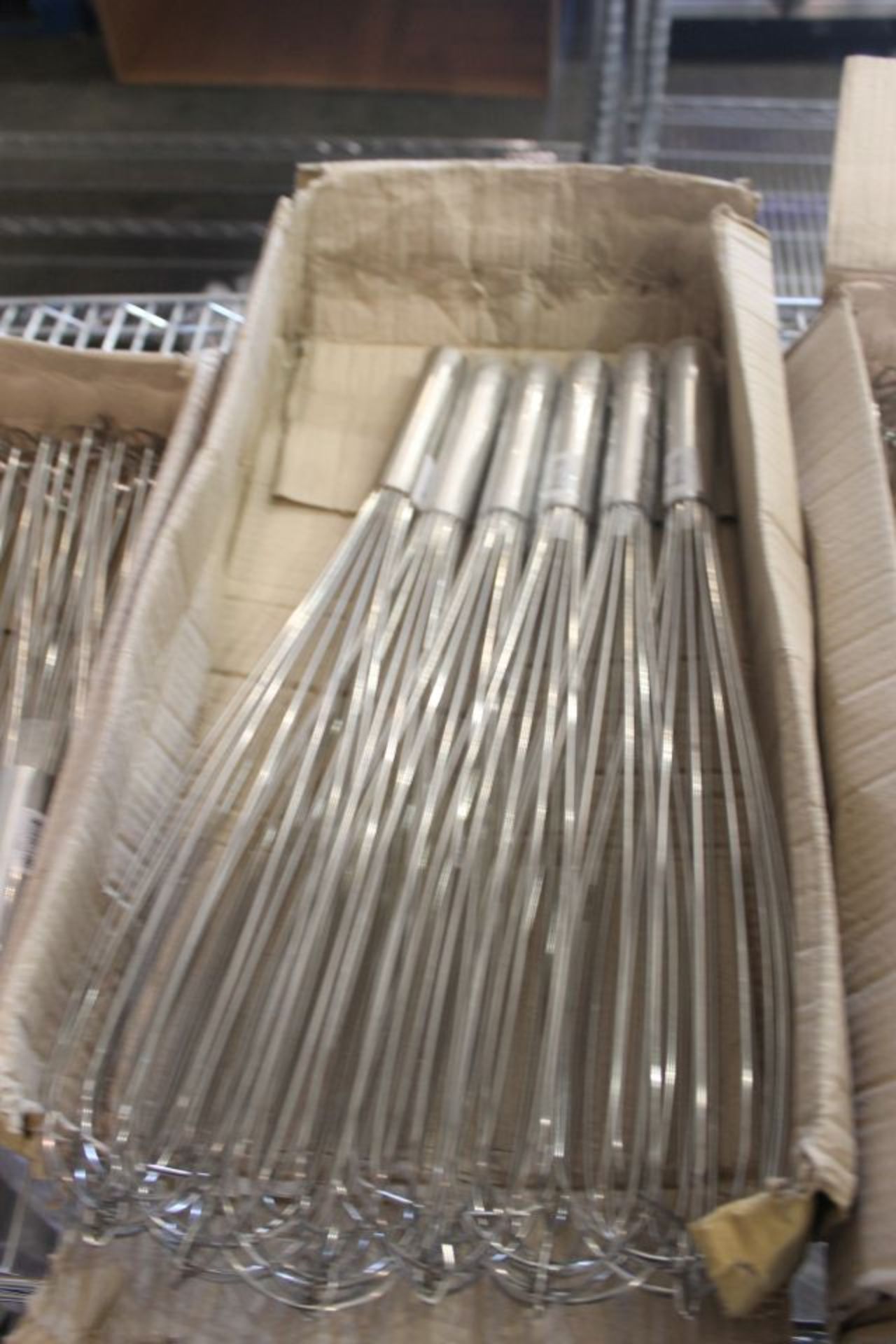 French whips 20" stainless steel, lot of (3) NEW