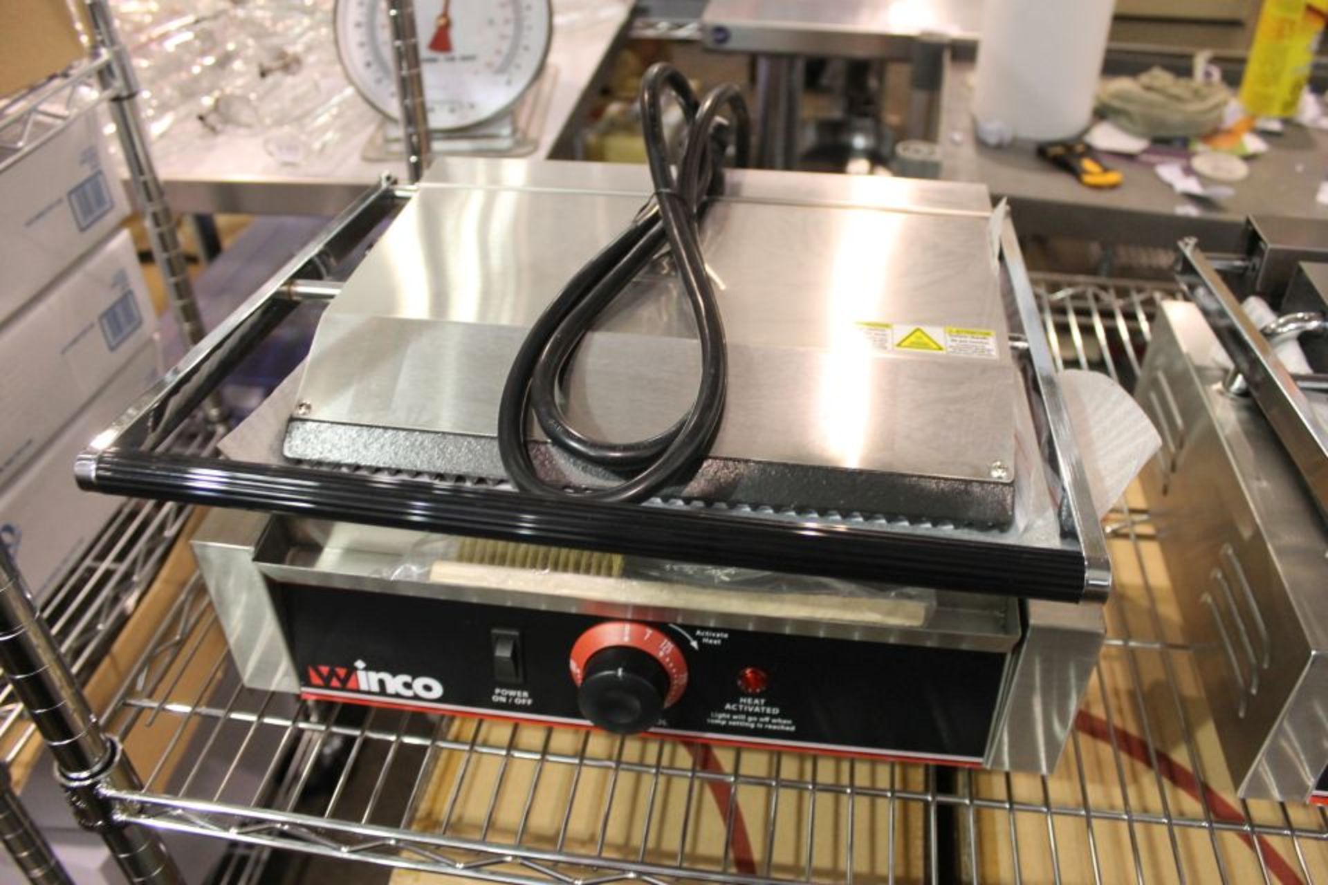 Winco Single Panini Grill model EPG-1