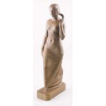 Joan Cardellà Crusells (Valencia, 1900 - Barcelona, 1985) Patinated stone sculpture.  Signed and