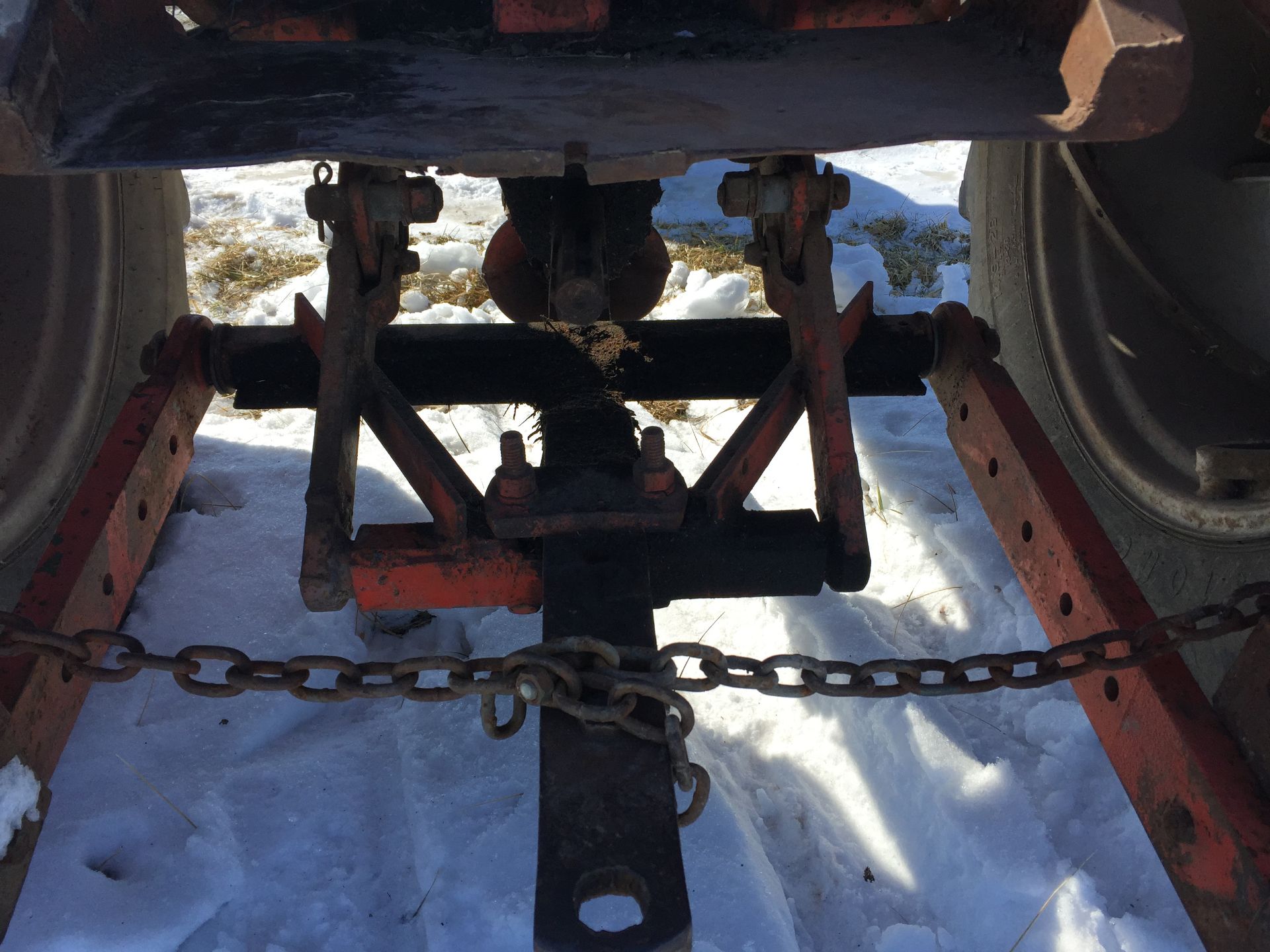 Allis Chalmers WD45 Tractor, narrow front, 3pt hitch, runs good - Image 8 of 10