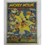 Mickey Mouse Weekly comic No1 Feb 1936