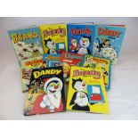 10 Dandy & Beano Annuals 1950s, 60s, 70s