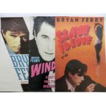 Bryan Ferry Promotional Record Posters Signed